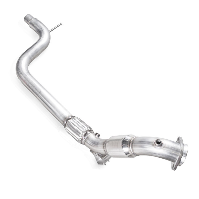 Stainless Works 2015-16 Mustang Downpipe 3in High-Flow Cats Factory Connection - M15EDPCAT