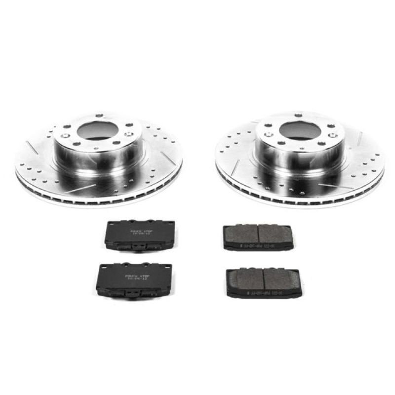 Power Stop 93-95 Mazda RX-7 Front Z23 Evolution Sport Brake Kit - K4833