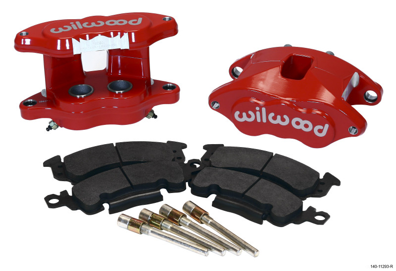 Wilwood D52 Rear Caliper Kit - Red 1.25 / 1.25in Piston 1.04in Rotor - 140-11293-R