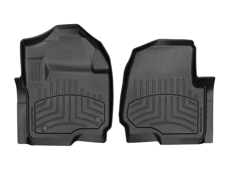 WeatherTech 19-23 Chevrolet Silverado 1500 Crew Cab; Bucket Seating Rear FloorLiner HP - Black - 4414362IM