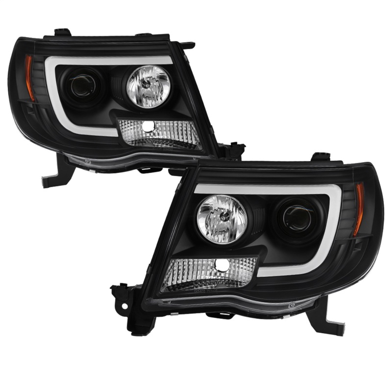 Projector Headlights; Light Bar DRL; Version 2; Black; - 5084514