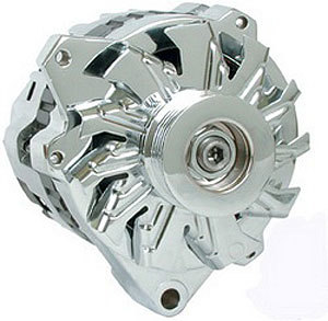 Polished GM Alternator 105 Amp W/Serpentine Pul - 27861