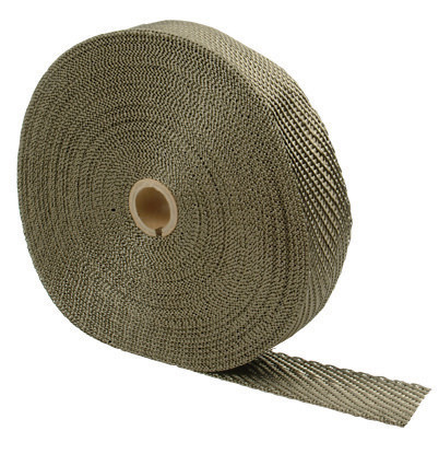 1in x 100 ft Exhaust Wrap Titanium - 10133