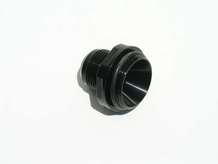 #16 AN Water Neck Fitting - Black - WN0040S