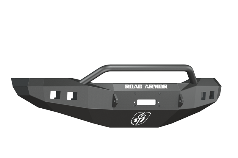 Road Armor 06-09 Dodge 2500 Stealth Front Winch Bumper w/Pre-Runner Guard - Tex Blk - 406R4B