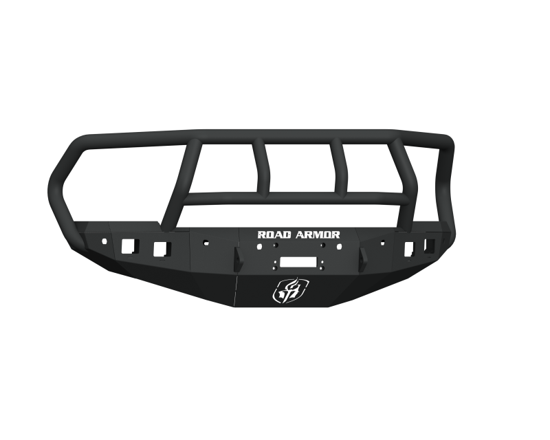 Road Armor 16-18 Ram 2500 Stealth Front Winch Bumper w/Titan II Guard/6 Sensor Holes - Tex Blk - 4162F2B