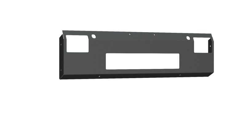 Road Armor 19-20 Ram 2500 Vaquero Front Non-Winch Plate - Tex Blk - 4192V-NWP