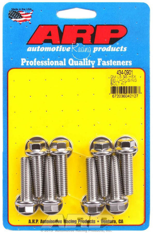 Bellhousing Bolt Kit - 6pt. GM LS - 434-0901