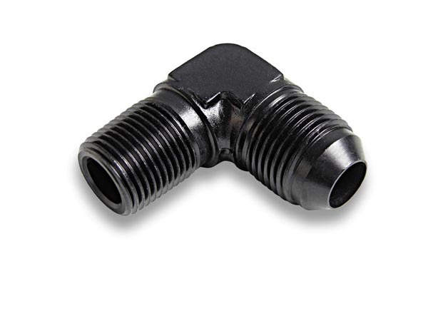 #12 Male to 1/2in NPT 90 Deg Ano-Tuff Adapter - AT982213ERL
