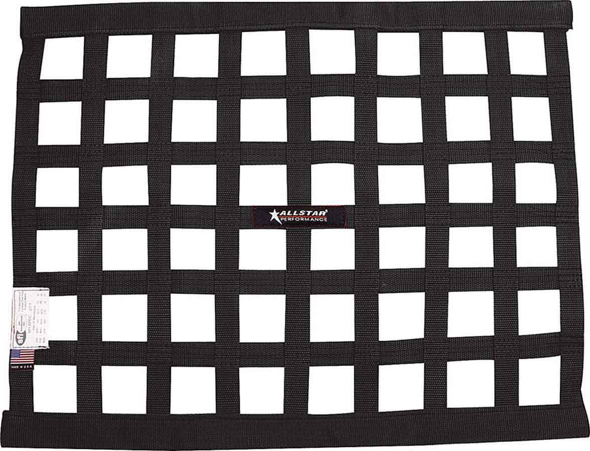 Window Net Border Style 18 x 24 SFI Black - 10285