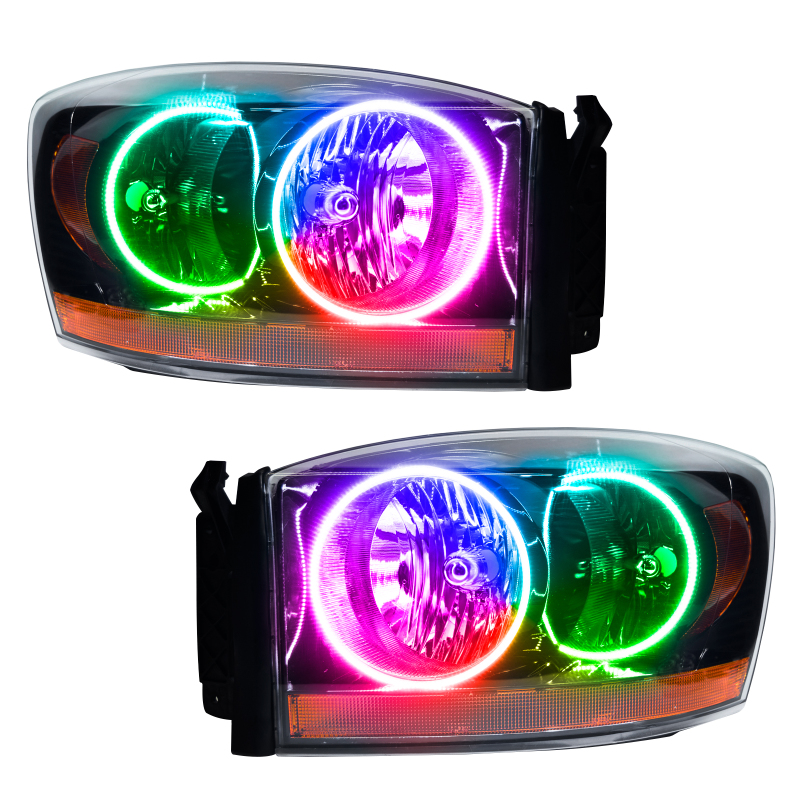 Oracle 06 Dodge Ram SMD HL - Black - ColorSHIFT - 7033-330