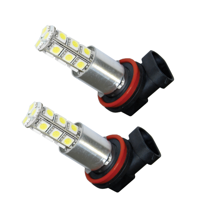 H11 18 LED Bulbs, White, Pair - 3602-001