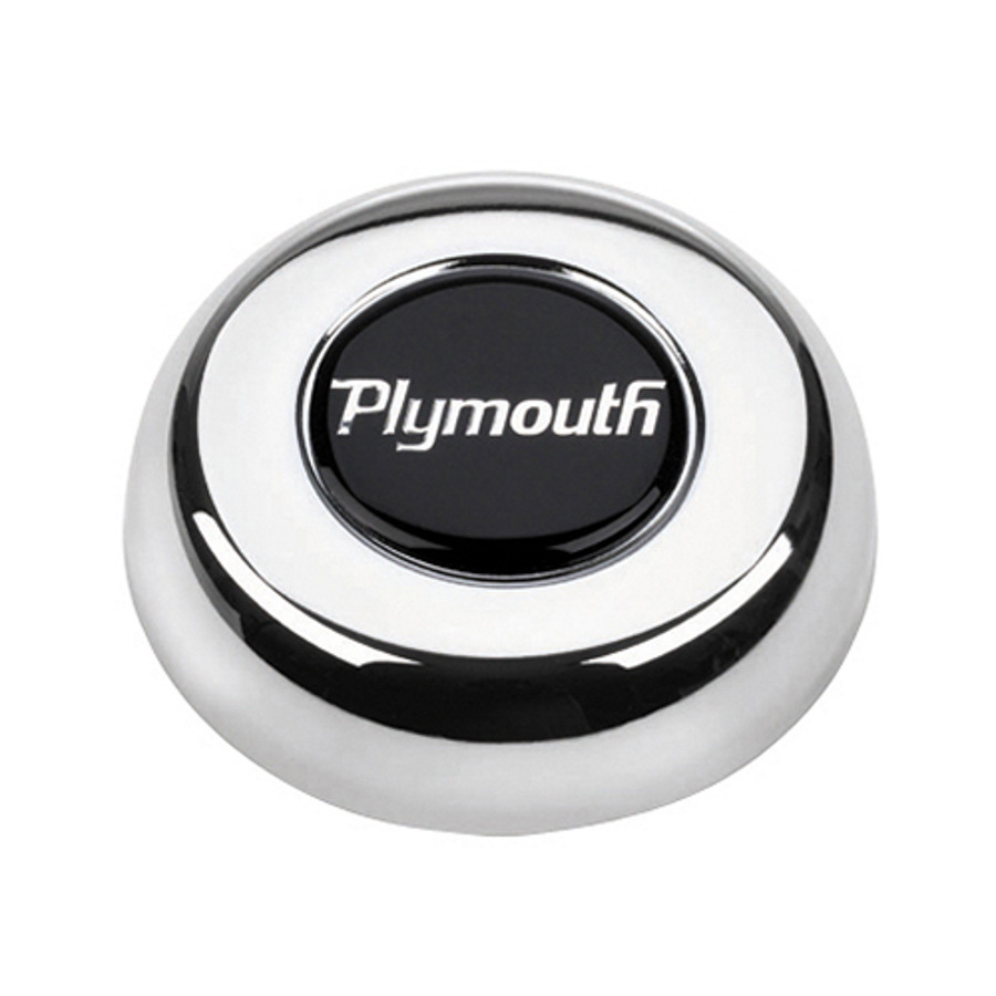 Chrome Horn Button Plymouth - 5694