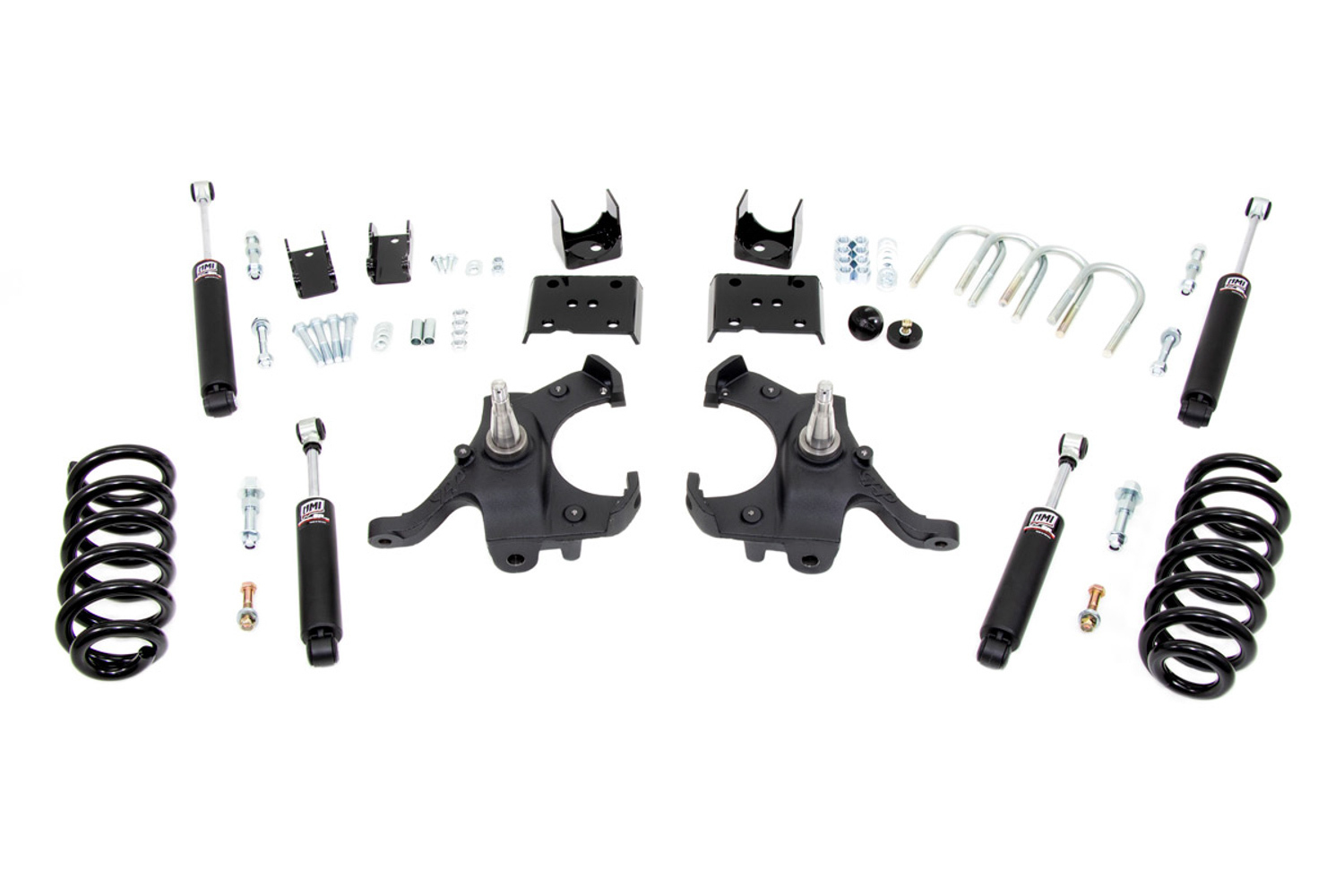 UMI Performance 73-87 GM C10 Lowering Kit (4.5in Front/6in Rear) with UMI shocks - 6400-1