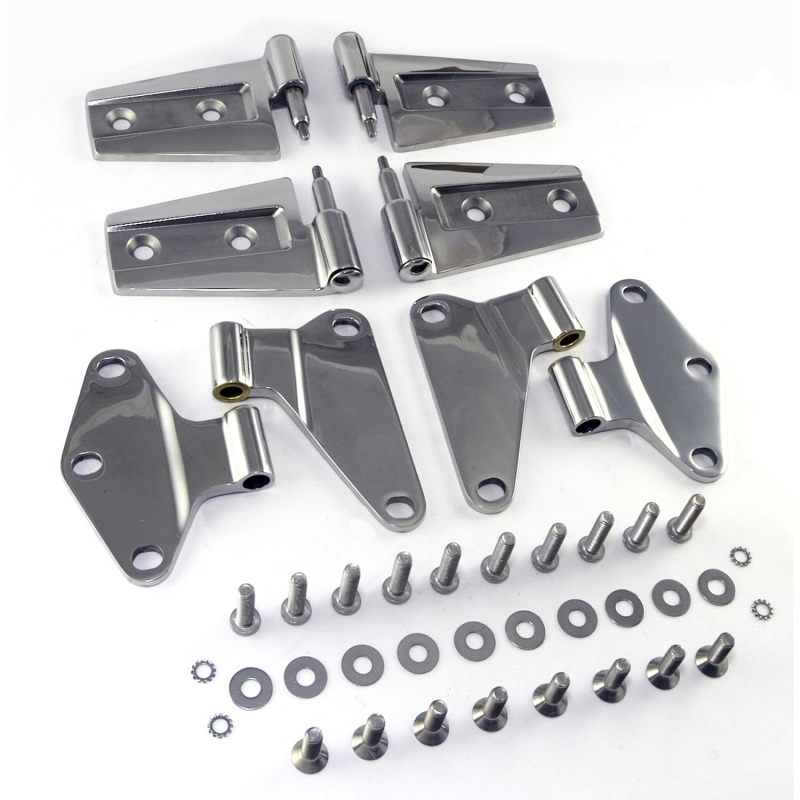 Rugged Ridge 07-18 Jeep Wrangler JK Stainless Steel Door Hinge Kit - 11111.20