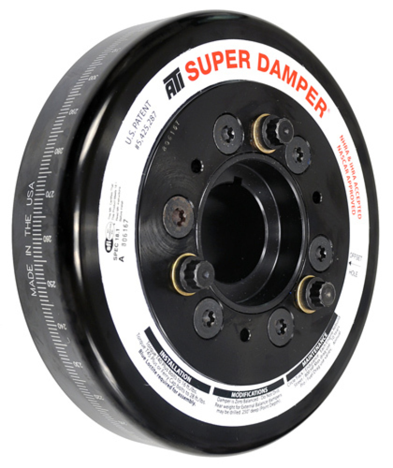 ATI Damper - 7.074in - Aluminum - 2020+ Supra / 2019+ Z4 - B58 - Dry Sump - 6 Groove - ATI918573