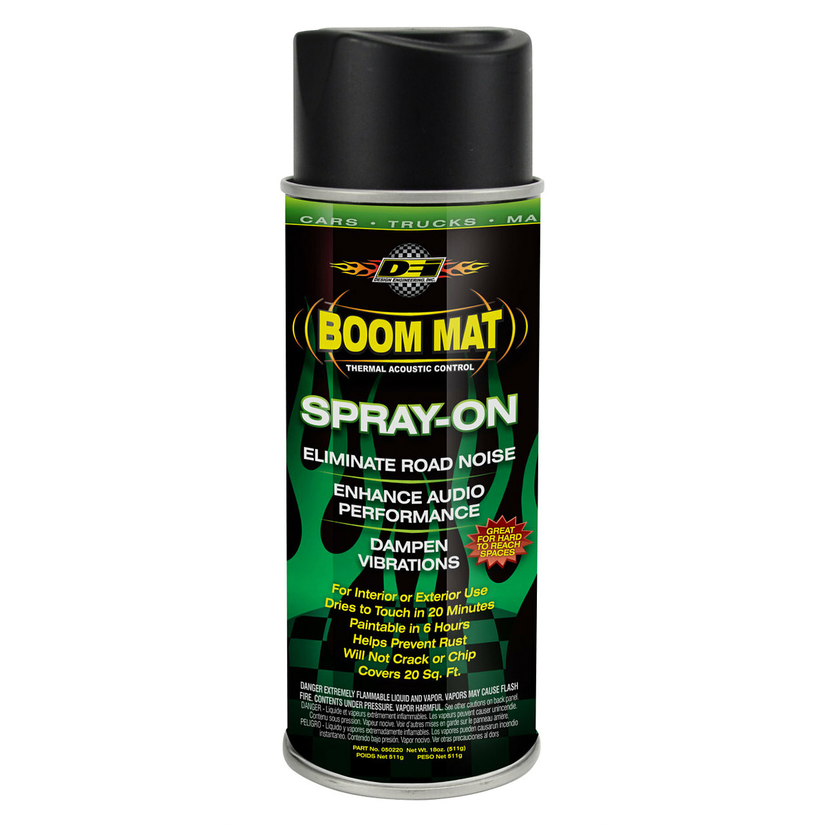 Spray On Boom Mat Sound Deadner 18oz - 50220
