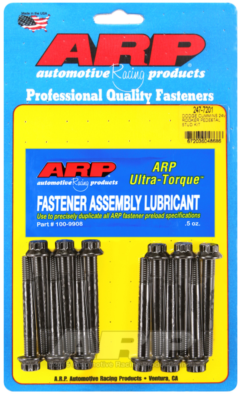 ARP Dodge Cummins 24V Rocker Pedestal Rocker Stud Kit - 247-7201