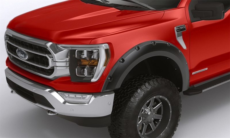 Rivet Style Fender Flare Set - Front, Smooth, 2-Piece Set - RX150SA