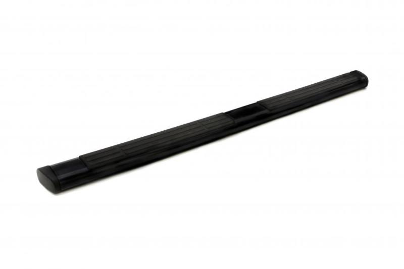 Lund Universal (87in) 6in. Oval Black Nerf Bars - Black - 222687