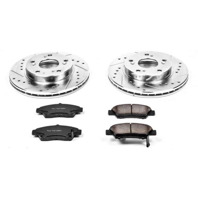 Power Stop 11-15 Honda CR-Z Front Z23 Evolution Sport Brake Kit - K5400