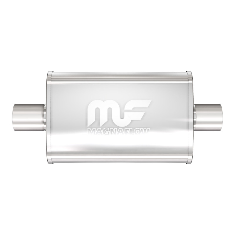 Straight-Through Performance Muffler; 2in. Center/Center;  4x14x9 Body - 11214