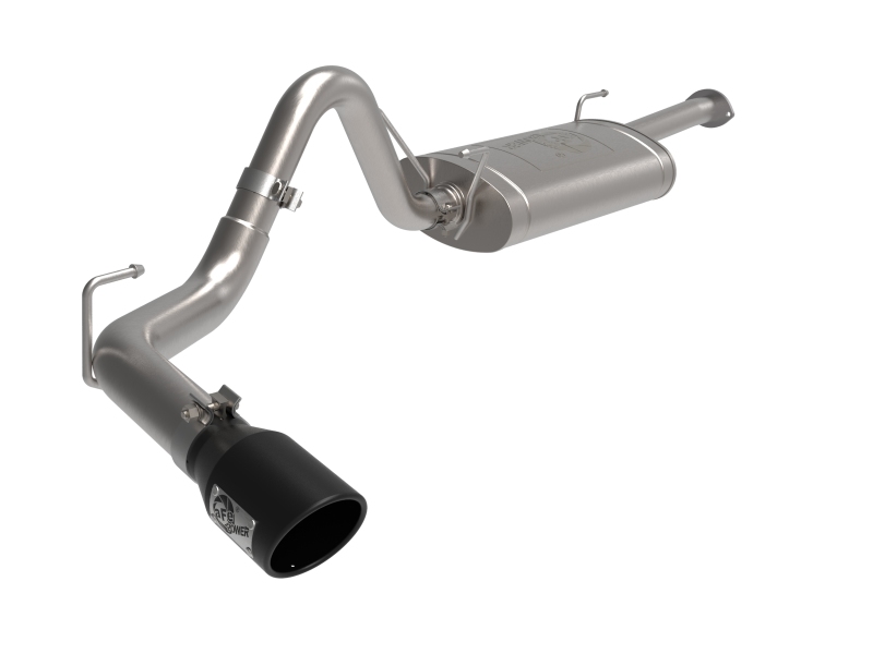 aFe 16-22 Toyota Tacoma Apollo GT Series 2.5in. - 3in. 409 SS Cat-Back Exhaust System w/ Black Tip - 49-46063-B