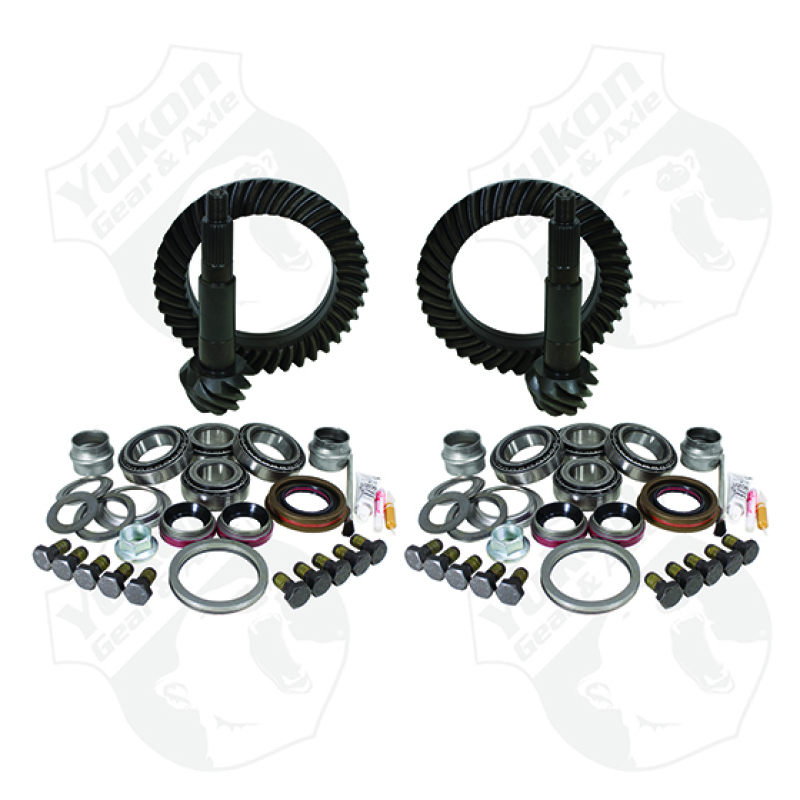 Yukon Gear & Install Kit Package For Jeep TJ Rubicon in a 5.13 Ratio - YGK011