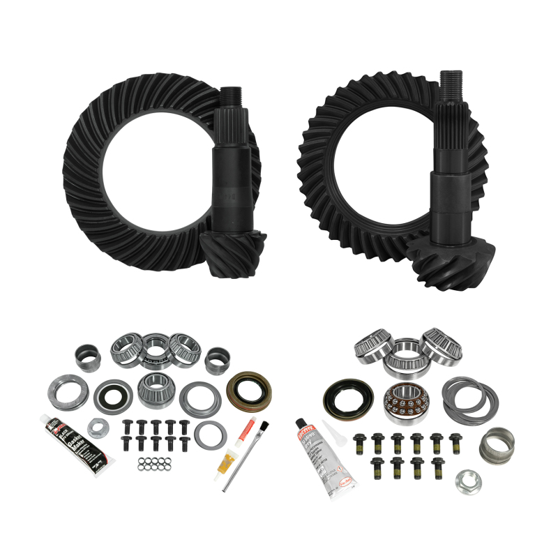 Yukon Gear/Kit Package for JL Non-Rubicon; D44 Rear/D30 Front; 4.88 Gear - YGK079