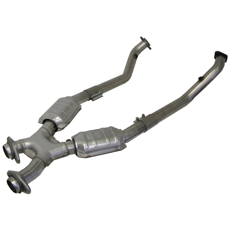 BBK 94-95 Mustang 5.0 High Flow X Pipe With Catalytic Converters - 2-1/2 - 1663