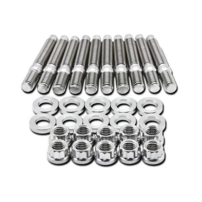 BLOX Racing BLOX Racing Manifold M8x1.25x45mm Stud Kit 10-piece - BXFL-00307-10