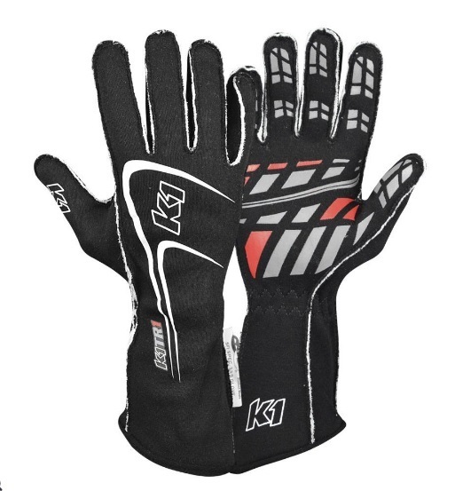 Glove Track1 Black Small SFI 5 - 23-TR1-N-S