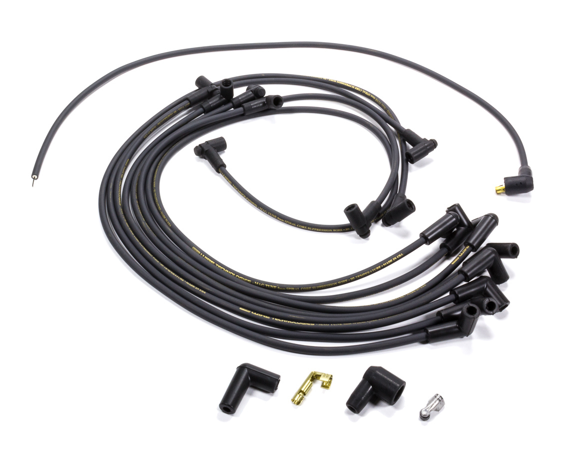 Moroso Small Block Chevrolet Under Header Unsleeved HEI 90 Degree Mag Tune Ignition Wire Set - 9867M