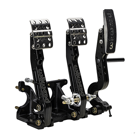 Wilwood Adjustable Tru-Bar Brake, Clutch, Throttle - Floor Mount - 4.75-5.75:1 - 340-16604