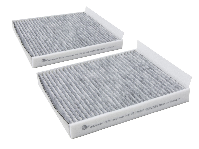 aFe 09-19 BMW 5/6/7 Series Various Models Carbon Cabin Air Filter (Pair) - 35-10024C-MB