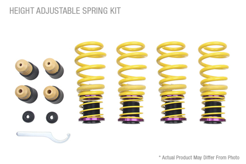 Height adjustable lowering springs for use with or without electronic dampers - 25325087