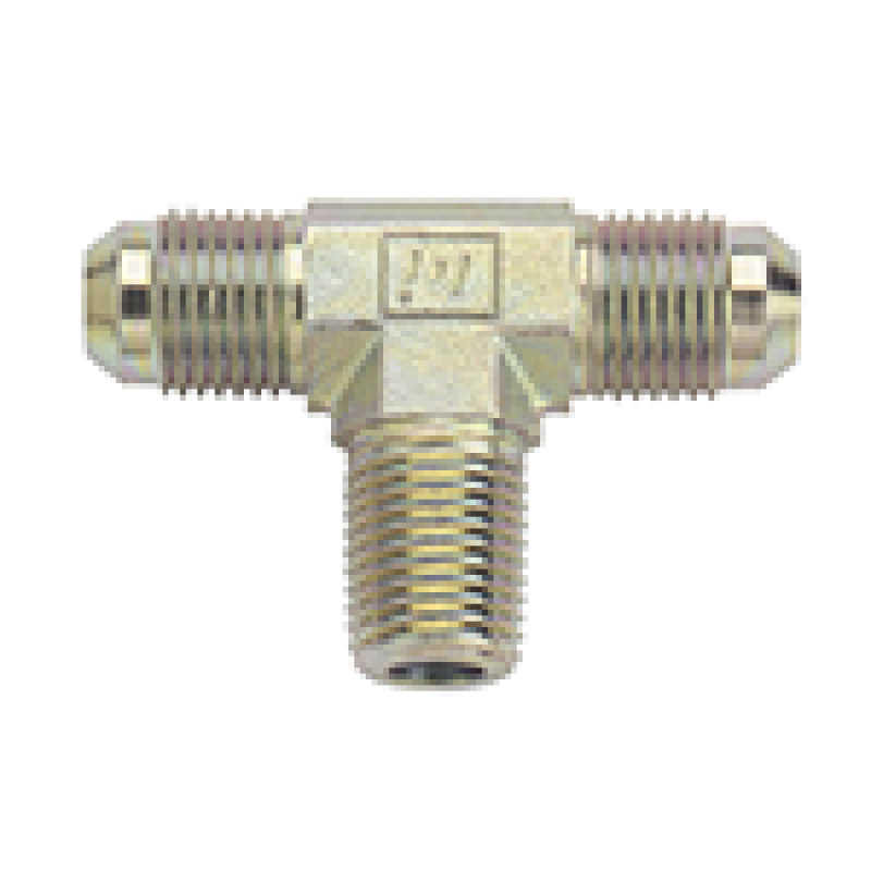 Fragola -3AN Tee 1/8 NPT On Side - Steel - 582503