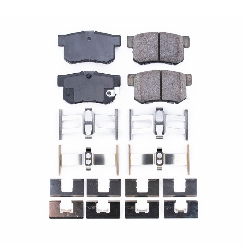 Power Stop 97-99 Acura CL Rear Z17 Evolution Ceramic Brake Pads w/Hardware - 17-537