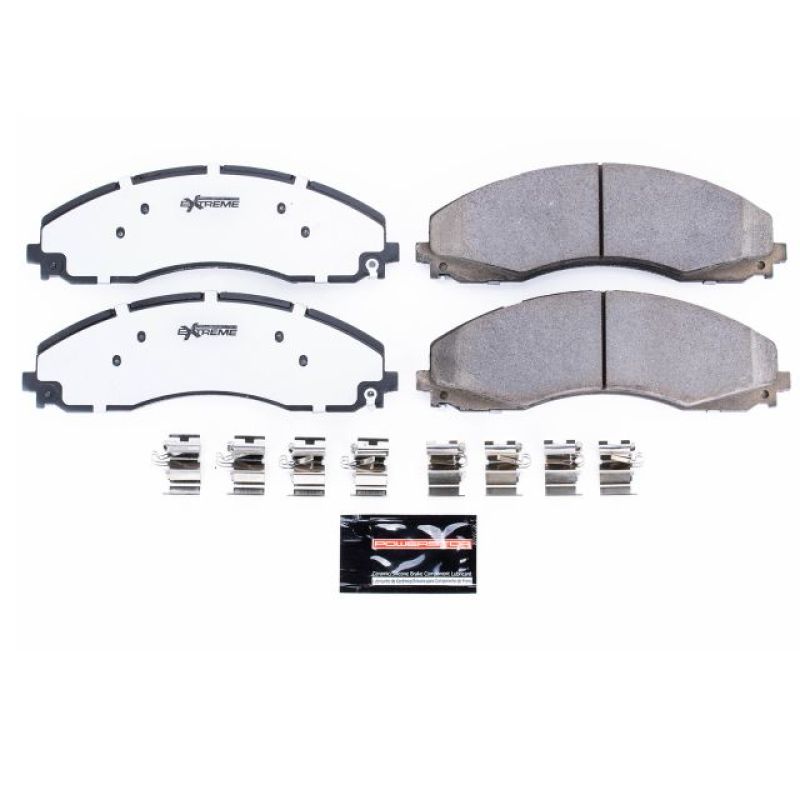 Power Stop 17-19 Ford F-450 Super Duty Front Z36 Truck & Tow Brake Pads w/Hardware - Z36-2018