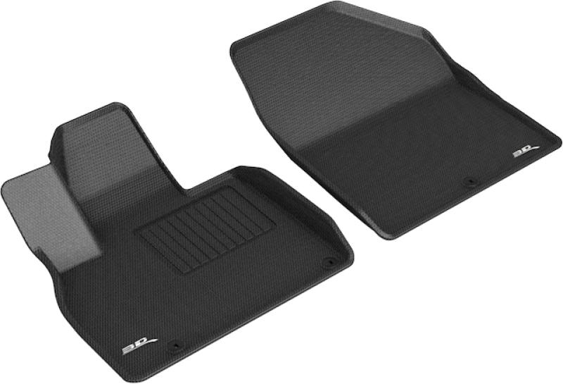 KAGU Floor Mat; Black; 2 pc.; Front; - L1KA05111509