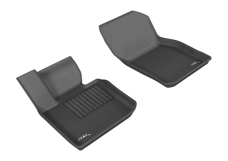 3D MAXpider 2014-2019 Mini Hardtop 2-Door/Convertible Kagu 1st Row Floormat - Black - L1MN01011509