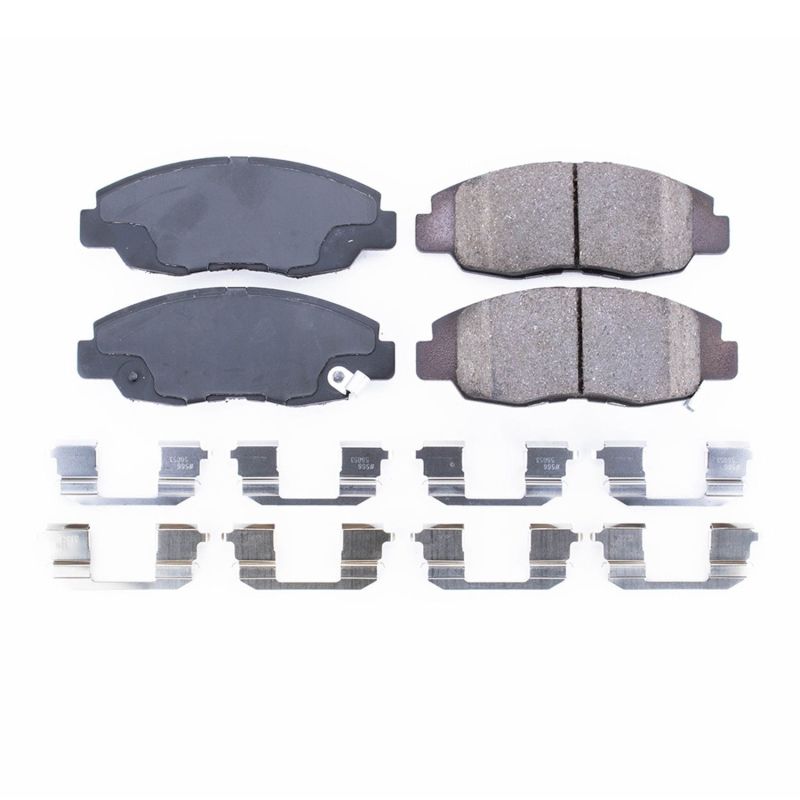 Power Stop 97-99 Acura CL Front Z17 Evolution Ceramic Brake Pads w/Hardware - 17-465