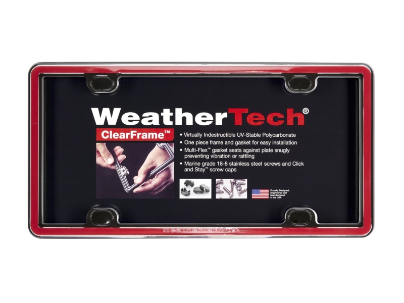 WeatherTech ClearFrame Kit - Red - 63022