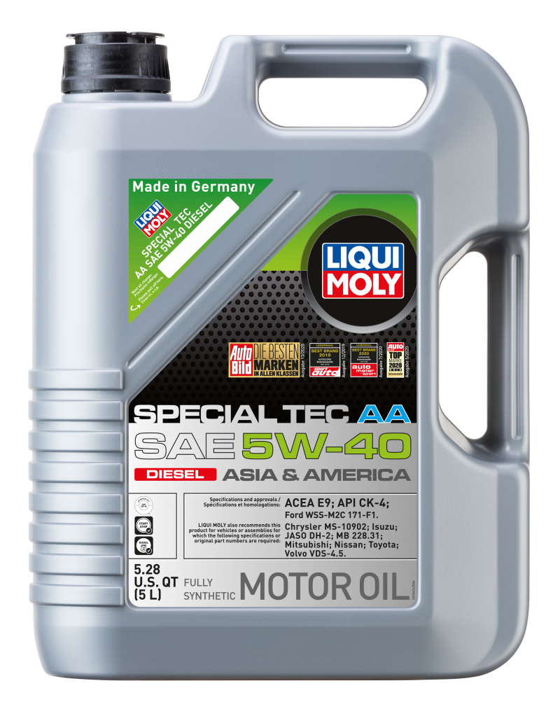 LIQUI MOLY 5L Special Tec AA Motor Oil SAE 5W40 Diesel - 20426