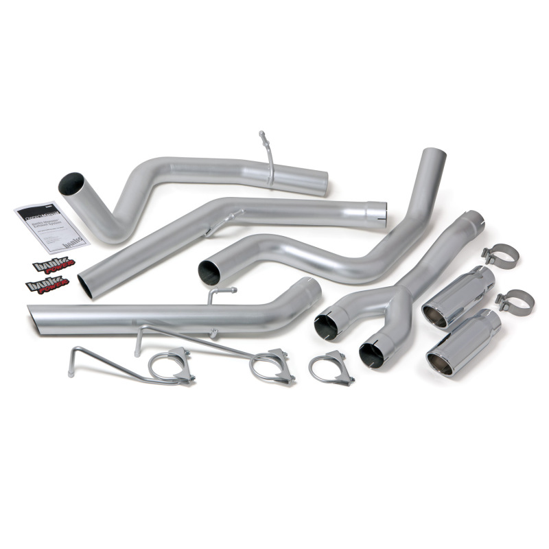 Monster Exhaust System, 3-inch Dual Exit, Chrome Tips - 48602