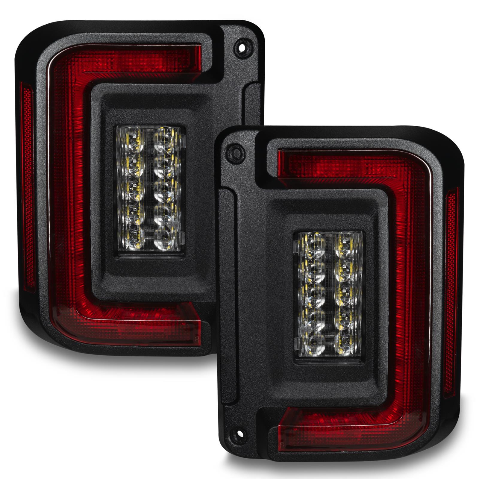 ORACLE Lighting Flush Mount LED Tail Lights for Jeep Wrangler JK - 5891-504