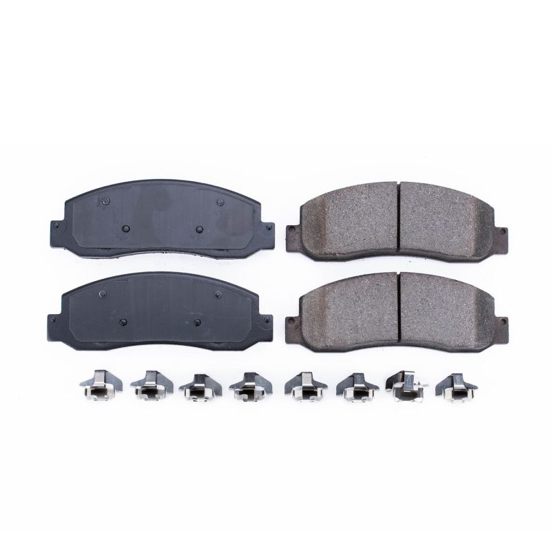 Power Stop 05-08 Ford F-250 Super Duty Front Z17 Evolution Ceramic Brake Pads w/Hardware - 17-1069