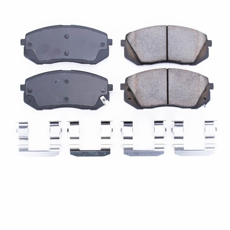 Power Stop 15-16 Hyundai Sonata Front Z17 Evolution Ceramic Brake Pads w/Hardware - 17-1295