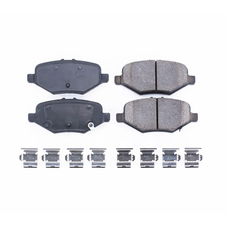 Power Stop 13-16 Ford Explorer Rear Z17 Evolution Ceramic Brake Pads w/Hardware - 17-1612