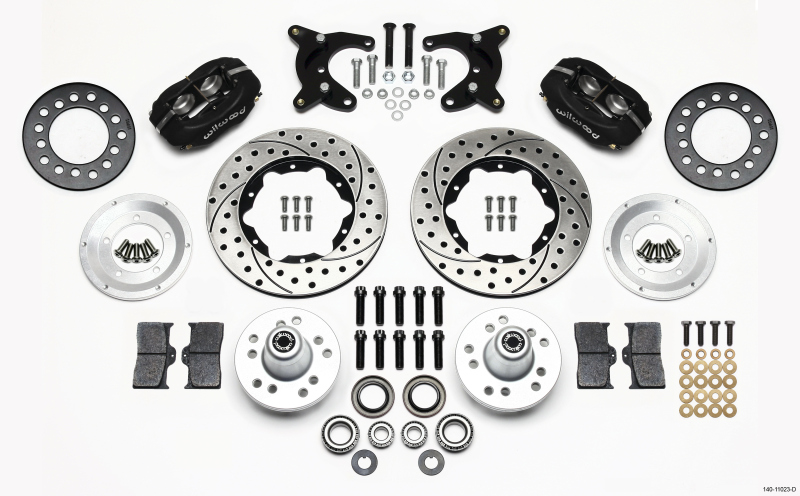 Wilwood Forged Dynalite Front Kit 11.00in Drilled 65-72 CDP A Body - 10in Drum - 140-11023-D